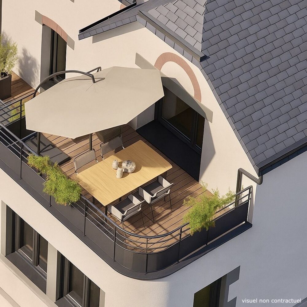 T3 dernier étage / grande terrasse / plage et commerces à pied