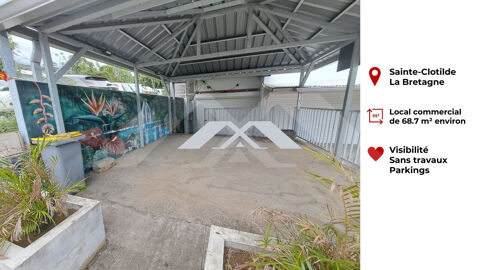 Investissez &agrave; Sainte-Clotilde : 2 locaux commerciaux 34 m&sup2; 198900 97490 Sainte clotilde
