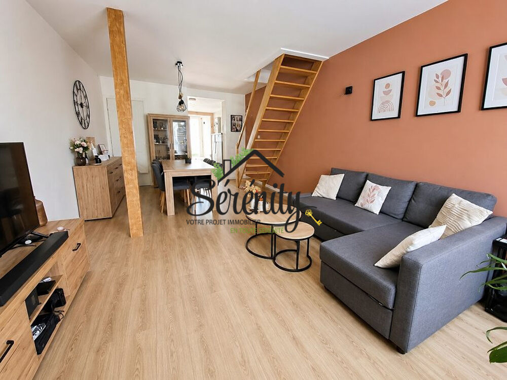 Maison, 3 chambres, jardin et garage.