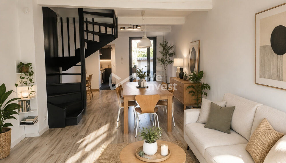 Maison très cosy avec terrasse, un havre de paix proche des com