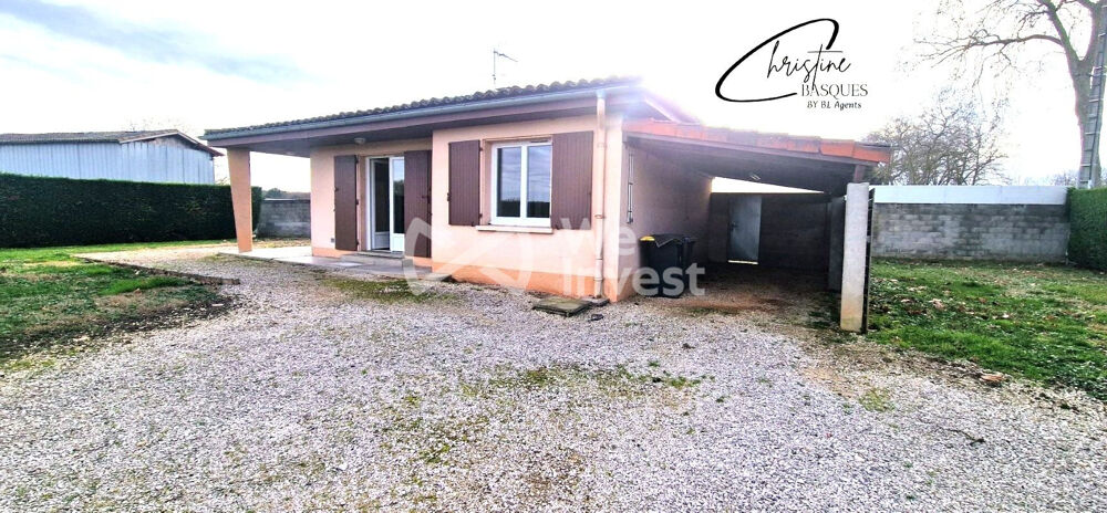 Charmante maison cocooning T3  63 m²  Terrain 835 m² 