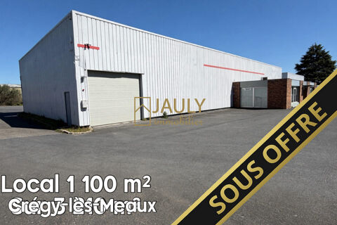 Local industriel 1 100 m&sup2; env. / 3 210 m&sup2; - LOU&Eacute; 899000 77100 Meaux