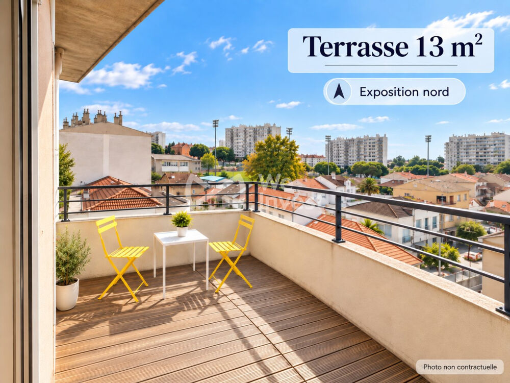 TOULOUSE  Barrière de Paris | T1 meublé avec terrasse de 13