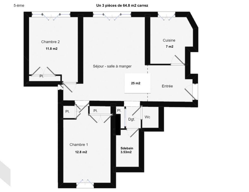 Vente Appartement Boulogne Point du Jour – 3 pièces traversant et lumineux Boulogne-billancourt