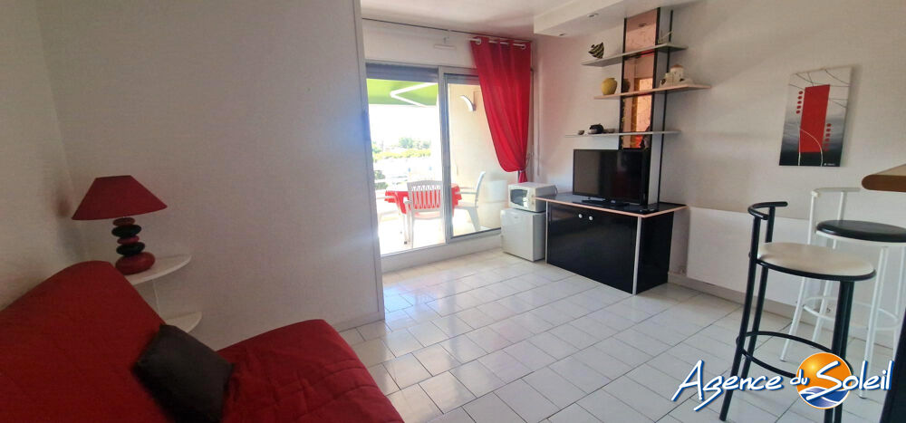 Vente Appartement Beau T1-cabine avec belle terrasse vue Canigou Canet-en-roussillon