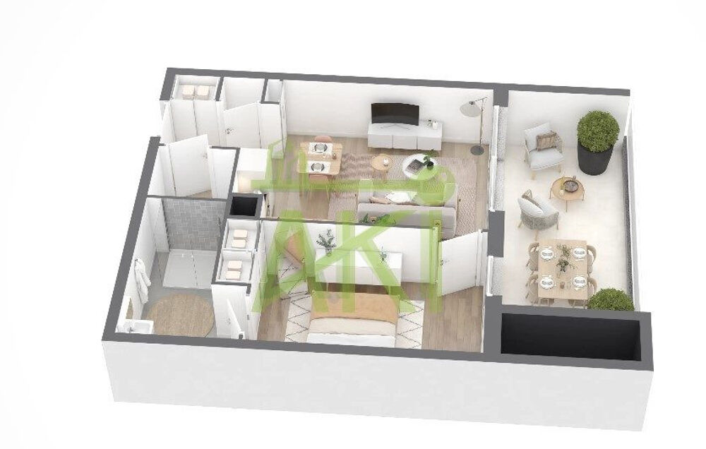 Vente Appartement Résidence L'Ortu di U Vittulu -T2 avec terrasse – Ajaccio