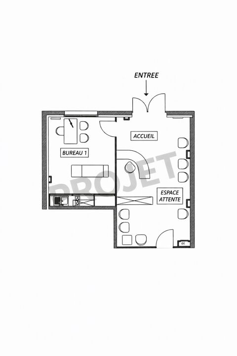   À LOUER – BUREAUX 41 m² – ARRADON / VANNES OUEST (56) 