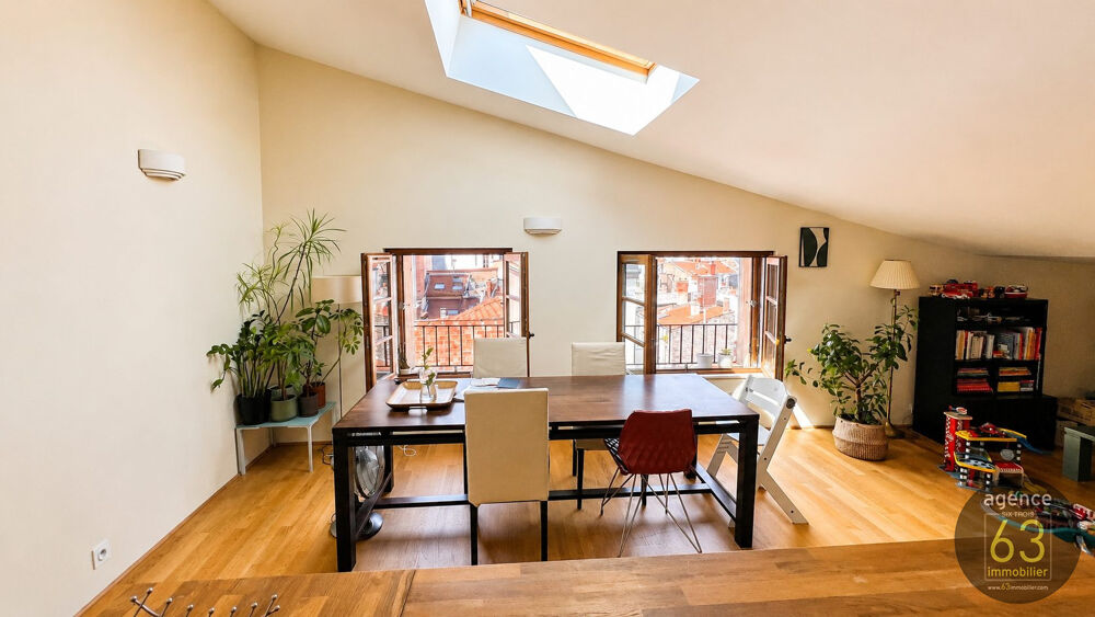 Vente Appartement Coup de coeur, T3 dernier étage de 93 m2 utiles avec joli vue Clermont-ferrand