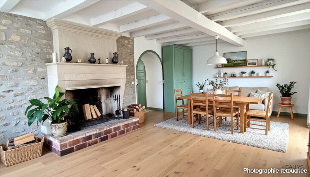 Maison de charme avec dépendance + 2700 m² de nature  120 0