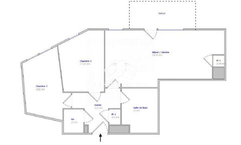  Appartement � vendre 3 pi�ces 58 m�