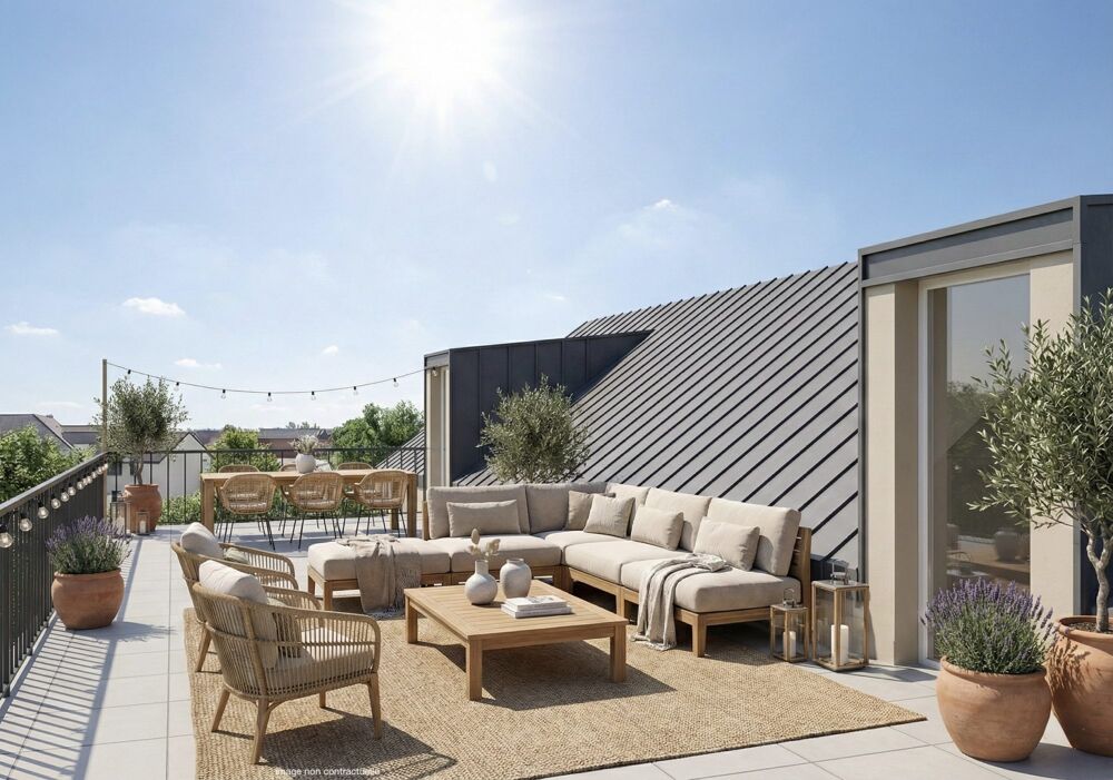 Spacieux T3bis dernier étage / terrasse 36m2