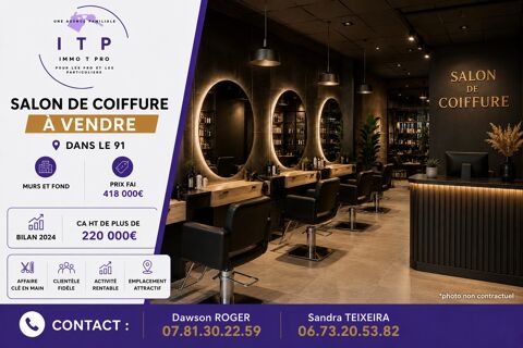 GROS COUP DE COEUR DE L'AGENCE ! MAGNIFIQUE MURS ET FONDS SALON 418000 91170 Viry-châtillon