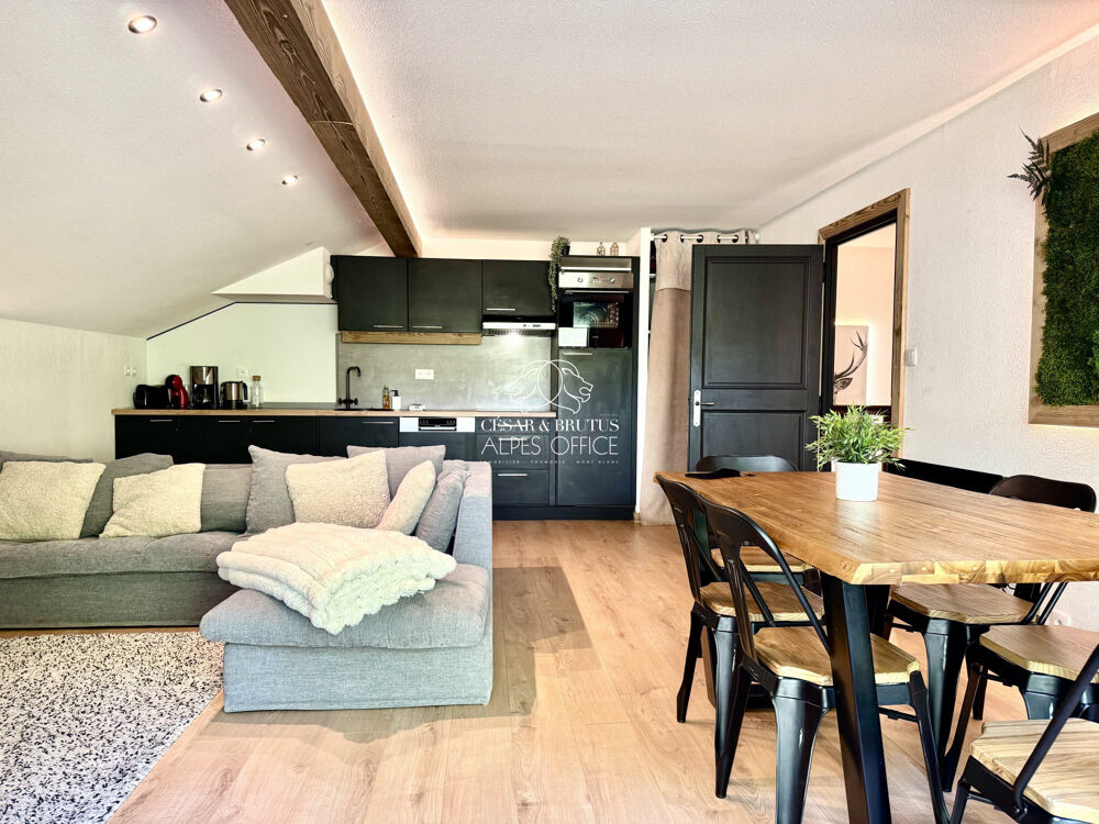 Saint-Gervais-les-Bains, appartement duplex T3 + cabine, 74 m²