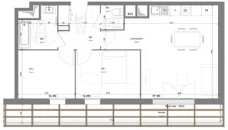  Appartement à vendre 3 pièces 1 m²