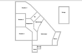  Appartement � louer 4 pi�ces 86 m� Villeurbanne