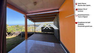  Maison � louer 3 pi�ces 75 m� Ravine des cabris