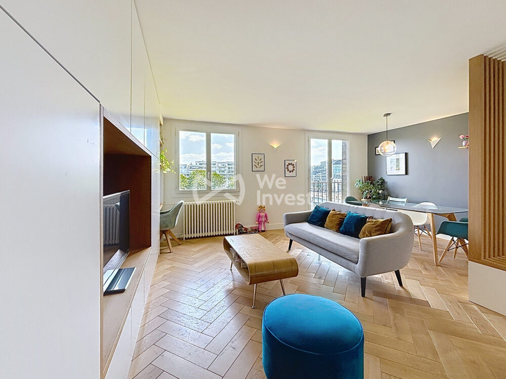 Boulogne-Billancourt  Quais de Seine | 93 m², sans vis-à-vi