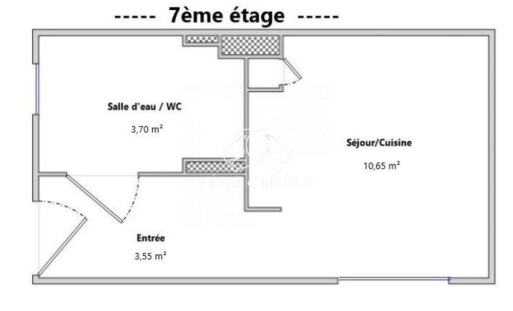 STUDIO LMNP EN ETAGE ELEVE AVEC PARKING
