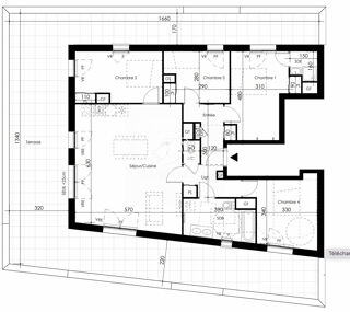  Appartement � vendre 5 pi�ces 125 m� Givors