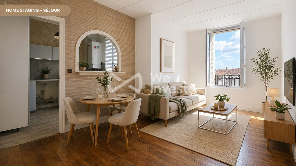 Vente Appartement T2 BIS LUMINEUX – CHARME DE L'ANCIEN – FAIBLES CHARGES ? Villejuif