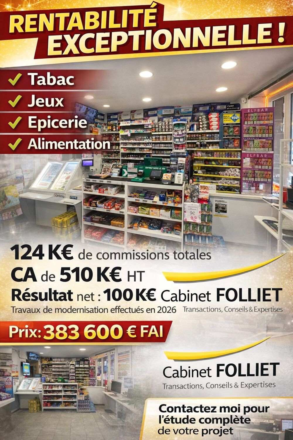   Fonds de commerce à vendre Strasbourg 