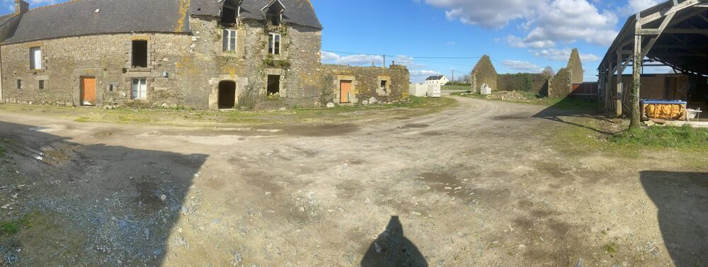 Vente Maison Authentique corps de ferme à rénover sur 3 429 m² de terrain, Plumeliau bieuzy (), kergoff,
