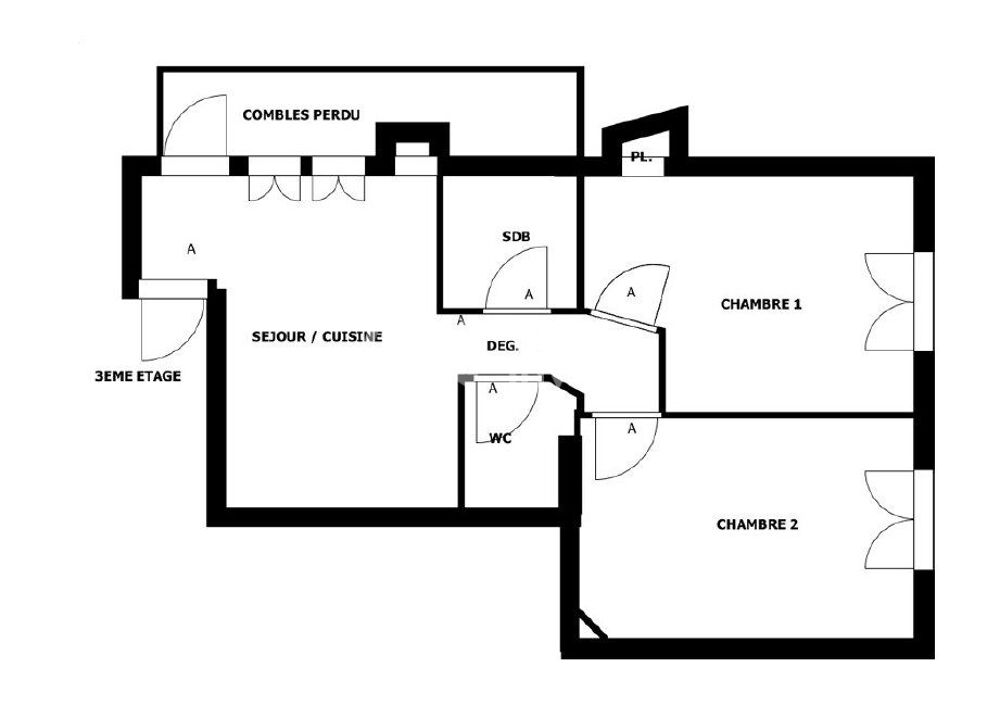 Appartement 3 pièces 59 m² · à Colombes · 59 m² · 230 000 €