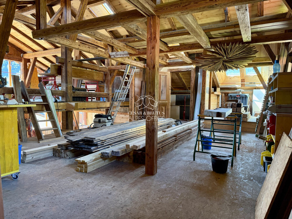 Servoz, vieux village  Ferme à fort potentiel  vue Mont-