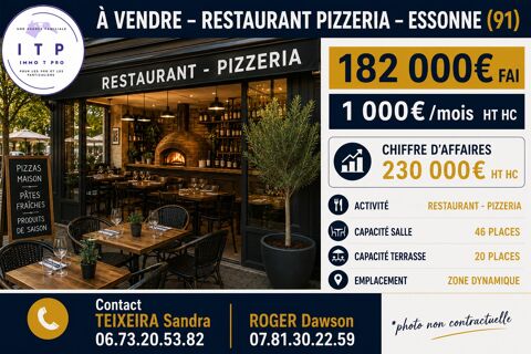 MAGNIFIQUE PIZZERIA DANS LA PERIPHERIE D'ITTEVILLE (91) 182000 91760 Itteville