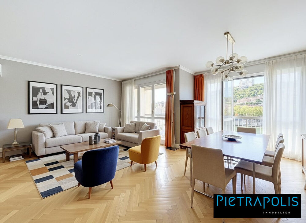 Vente Appartement T 3/4 traversant avec une vue panoramique sur la Saône et la co Lyon 1