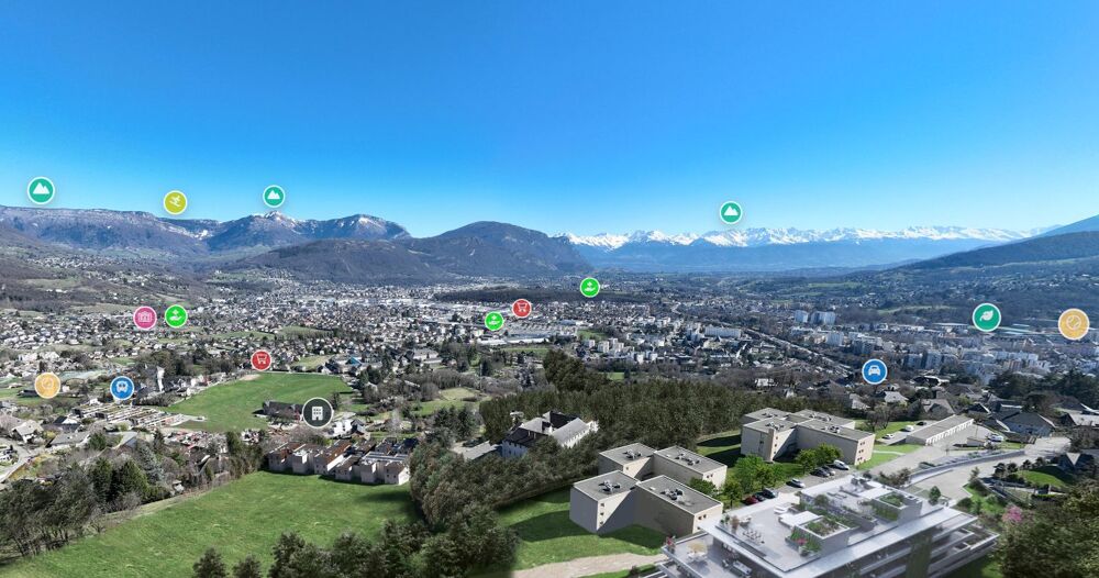 Vente Appartement T4 de standing avec terrasse de 134 m² - Les Monts - Chambéry Bassens