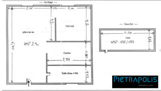  Appartement  vendre 1 pice 31 m