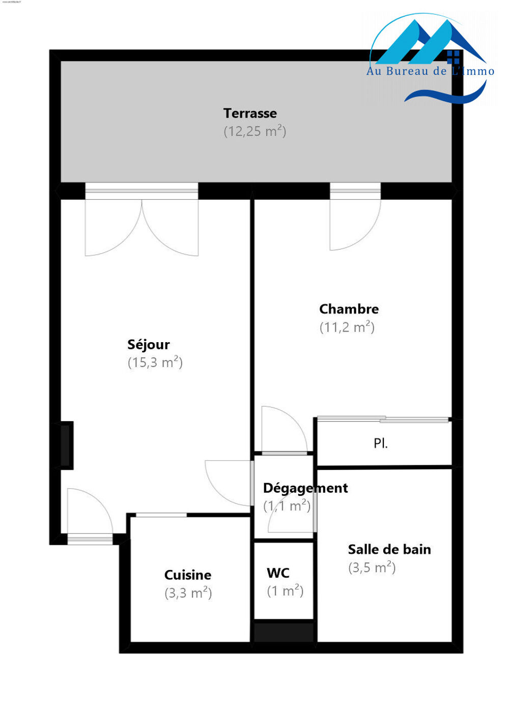 Location Appartement T2 avec terrasse et place de parking - Marseille 8° Marseille 8