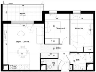  Appartement à vendre 3 pièces 64 m²