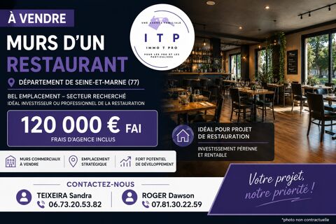   MURS COMMERCIAUX D'UN RESTAURANT ( 77) 