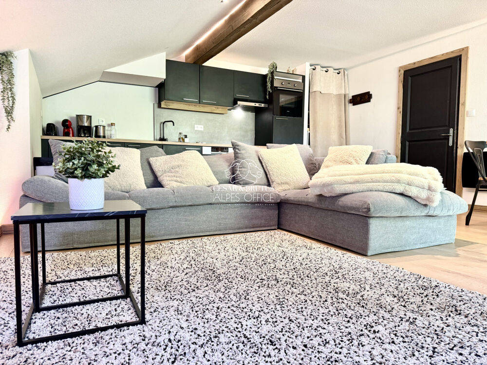 Saint-Gervais-les-Bains, appartement duplex T3 + cabine, 74 m²