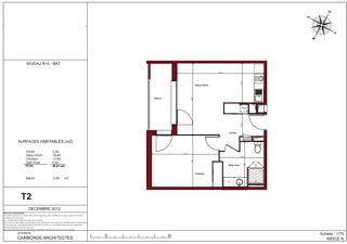  Appartement à vendre 2 pièces 45 m²