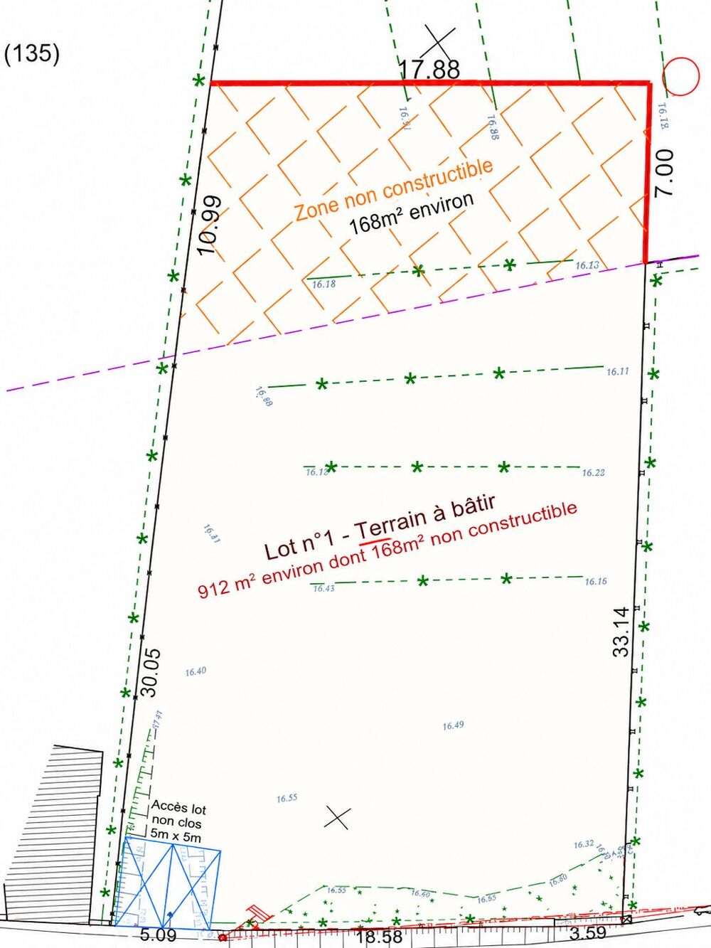   Terrain à bâtir 