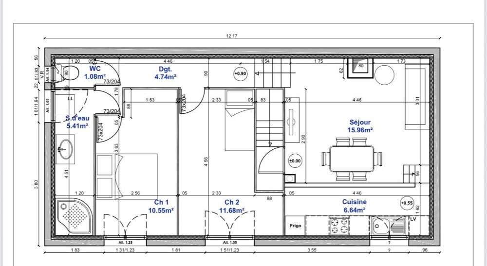 Vente Appartement Local commercial avec appartement proche de toutes commoditées Monsempron-libos