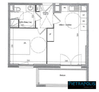  Appartement � vendre 2 pi�ces 39 m�