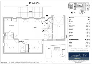  Maison à vendre 4 pièces 91 m²