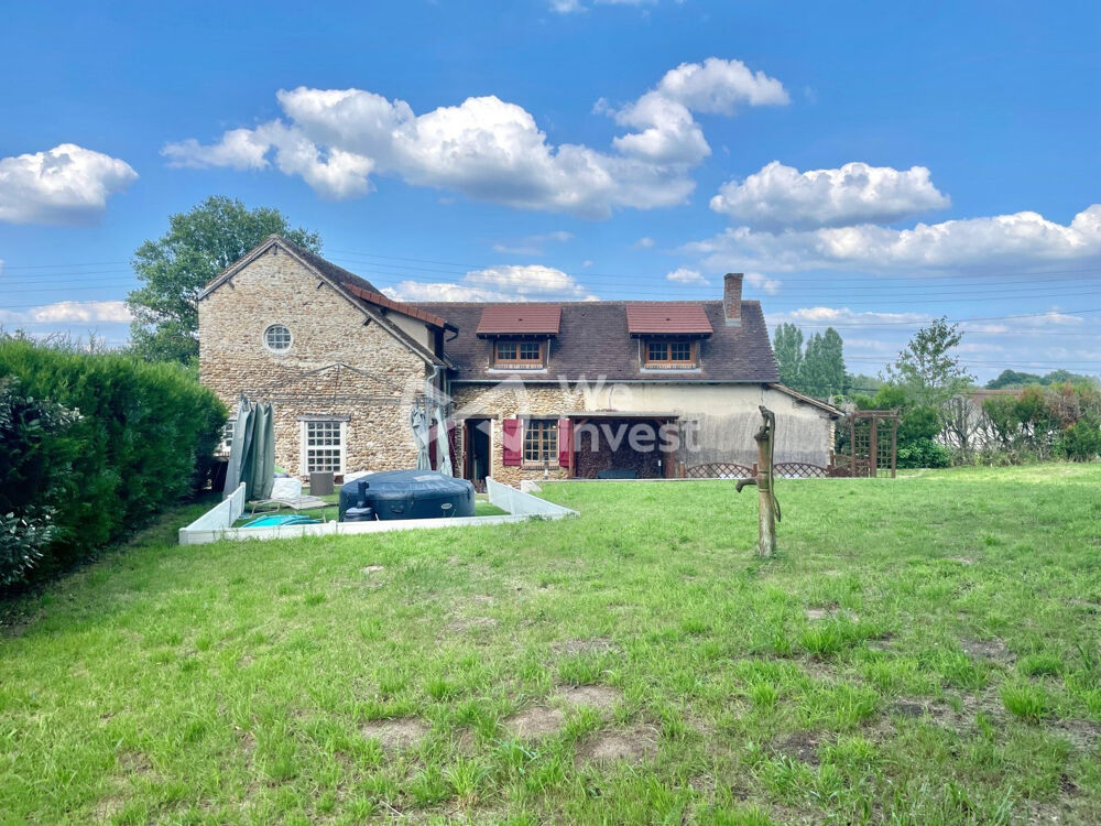 Maison ancienne de 130m2, 4 chambres- beau terrain de 1283m2