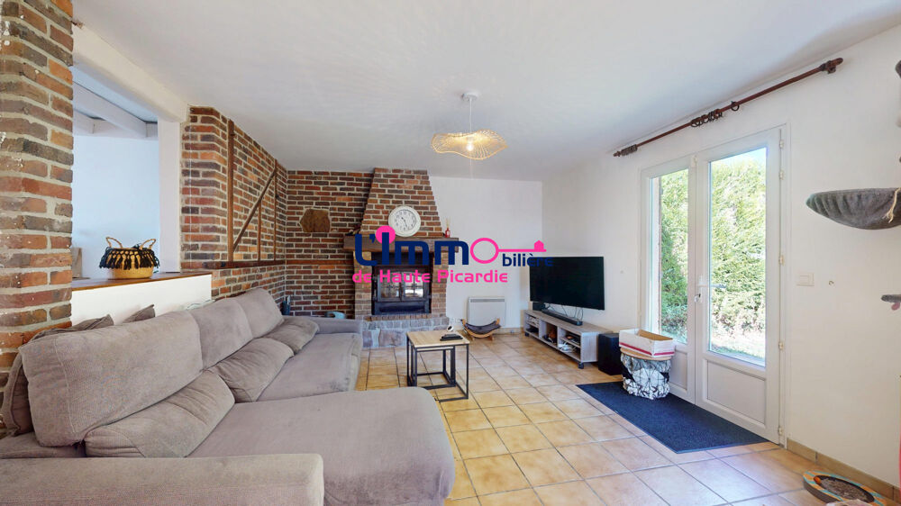 Vente Maison Exclusivité - Maison de pays brique 5 pièces 116 m² - Rou Rouvroy-en-santerre