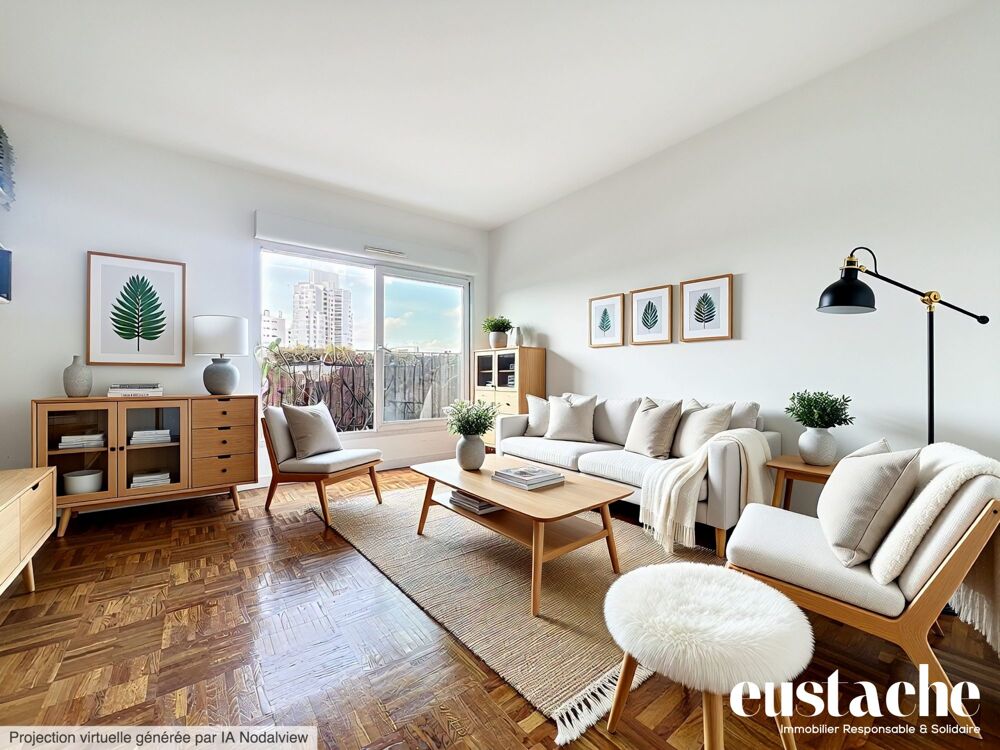 Appartement 2 pièces 44 m² · à Paris 19 · 44 m² · 376 000 €