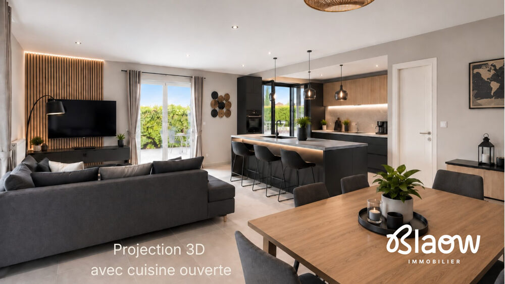 Maison 5 chambres avec piscine à vendre à Jonage