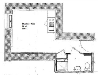  Appartement � louer 1 pi�ce 16 m�