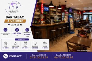   MAGNIFIQUE BAR TABAC FDJ A ORLEANS (45) Orléans