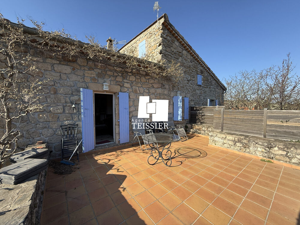07140 Secteur Les Vans : Luxueuse maison en pierre indépendante