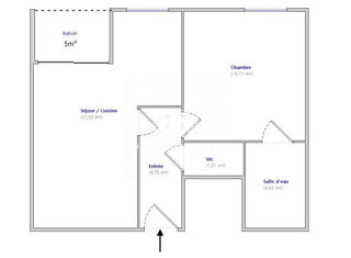  Appartement � vendre 2 pi�ces 49 m�