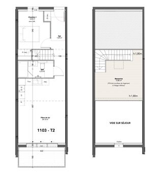  Appartement à vendre 3 pièces 59 m²